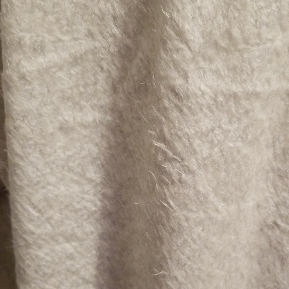 Plus Size 1X Oatmeal Poncho - Picture 5 of 5